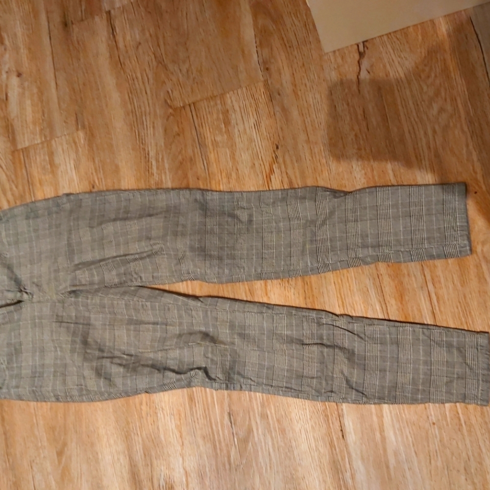 Plaid jeans